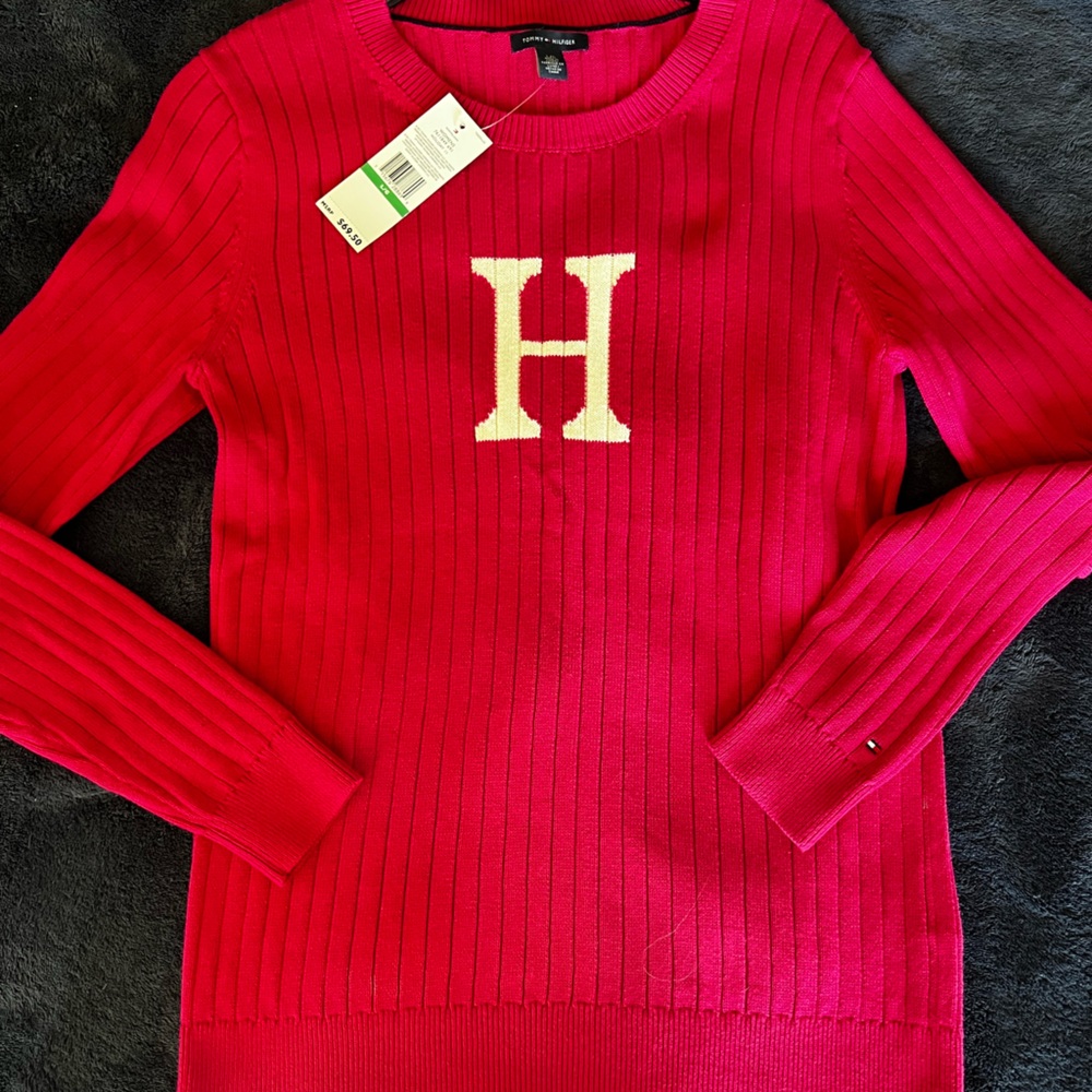 Tommy Hilfiger Women's Pink Sweater